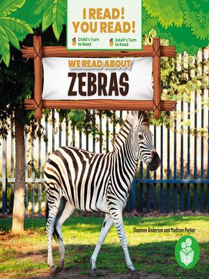 cover image of We Read About Zebras